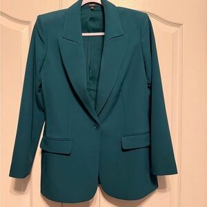 Express Teal Women's Suit Jacket